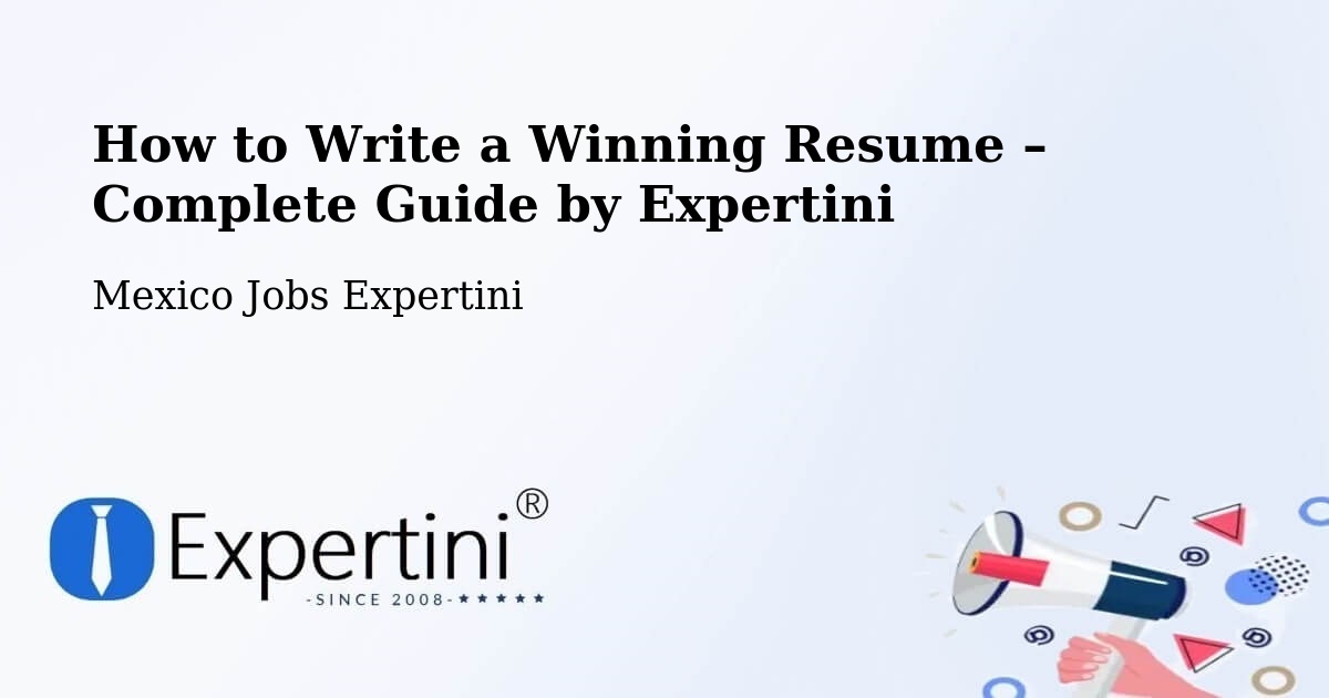 Resume Writing Guide for Job Seekers – Nopaltepec - Nopaltepec, Mexico Jobs Expertini